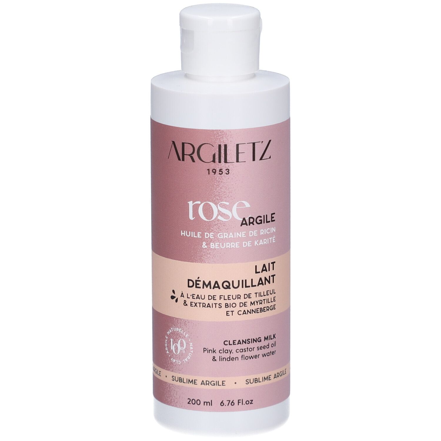 ARGILETZ Heilerde rosa Reinigungsmilch Fl 250 ml