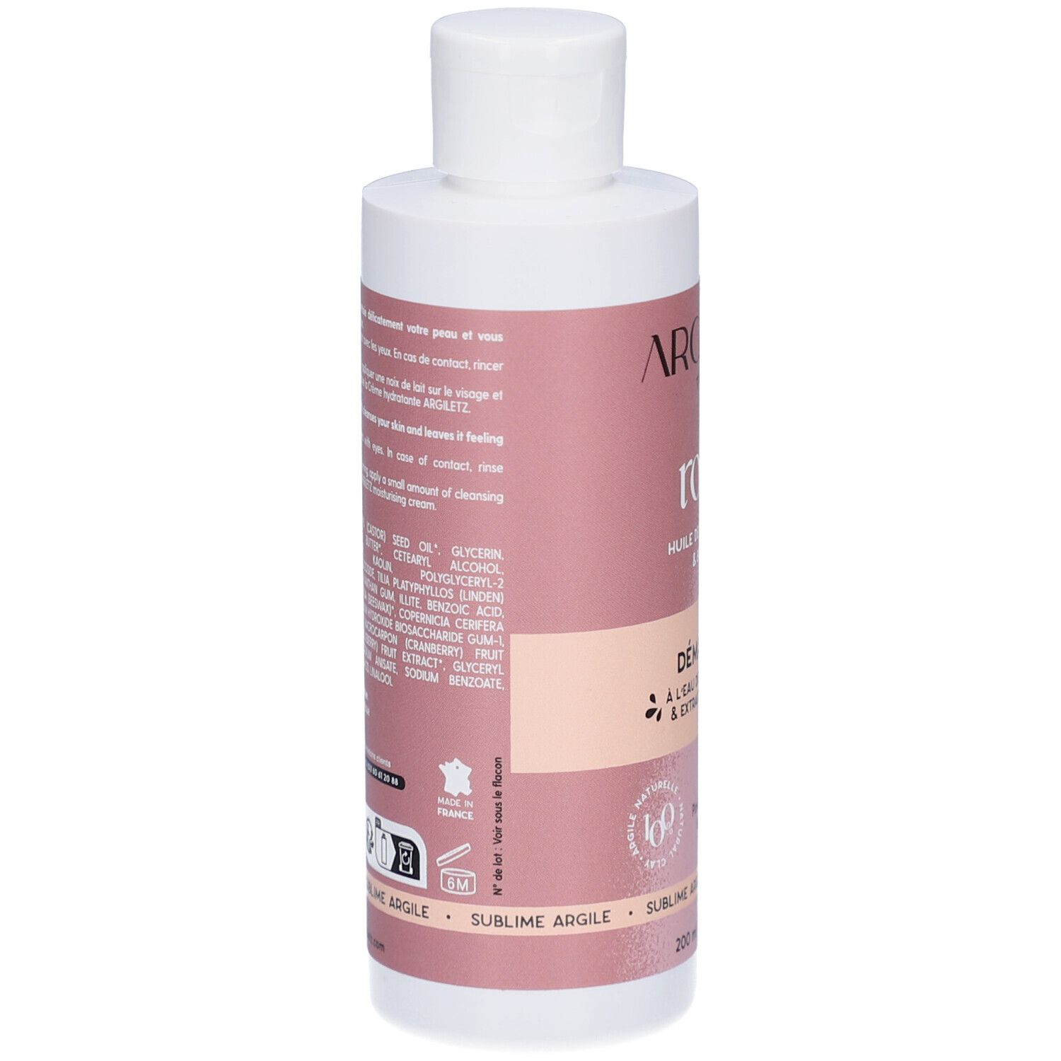 ARGILETZ Heilerde rosa Reinigungsmilch Fl 250 ml