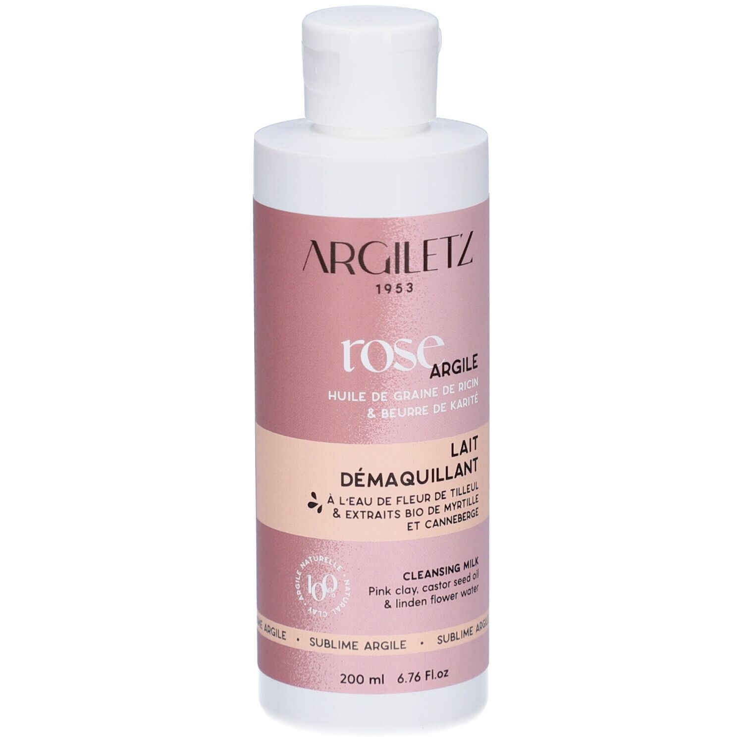 ARGILETZ Heilerde rosa Reinigungsmilch Fl 250 ml