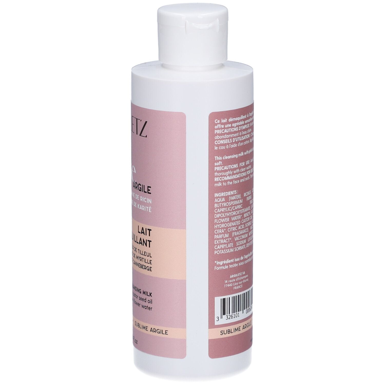 ARGILETZ Heilerde rosa Reinigungsmilch Fl 250 ml