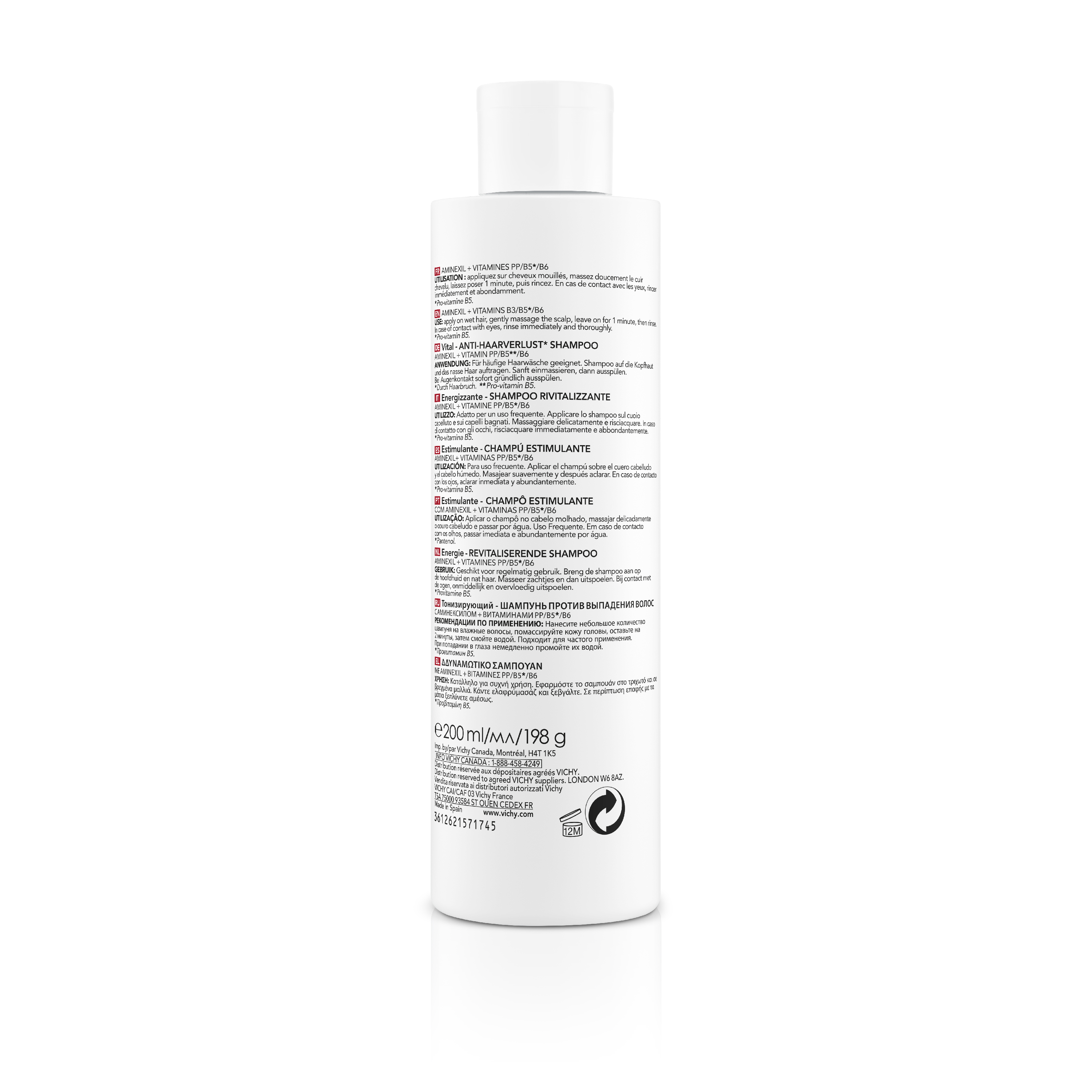 VICHY Dercos Vital Shamp mit Aminexil DE/IT 200 ml