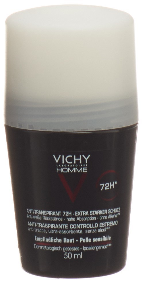 VICHY Homme Deo Anti-T 72H Roll-on 50 ml