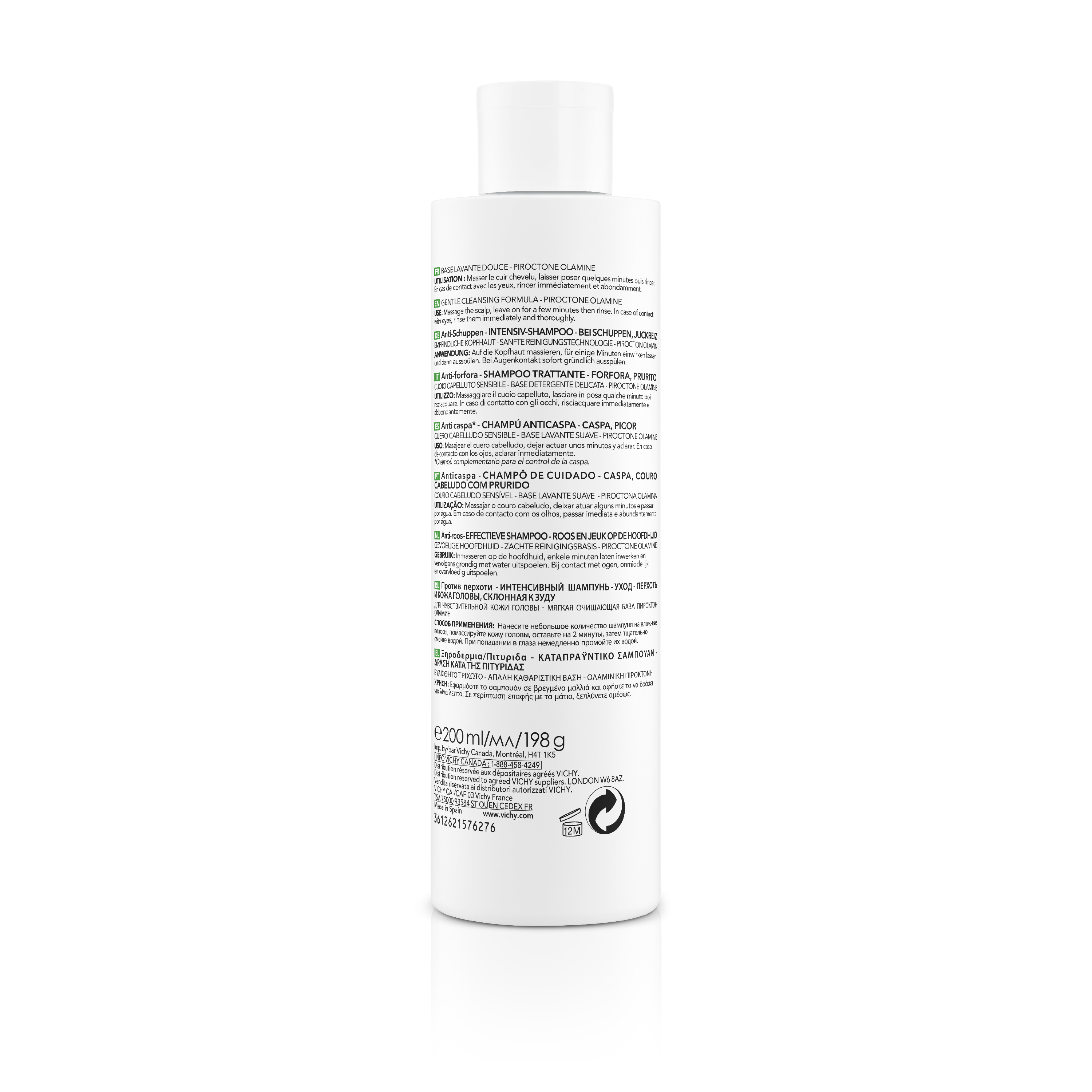 VICHY Dercos Anti Schuppen Shamp Sens DE/IT 200 ml