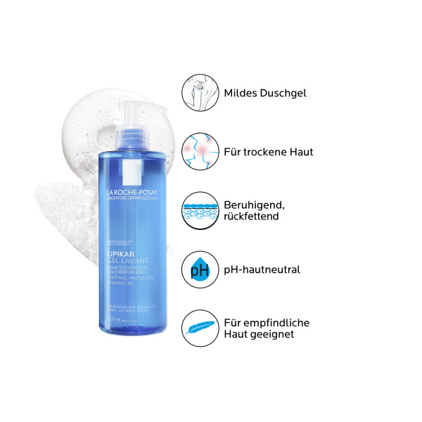ROCHE POSAY Lipikar Gel Lavant Fl 400 ml