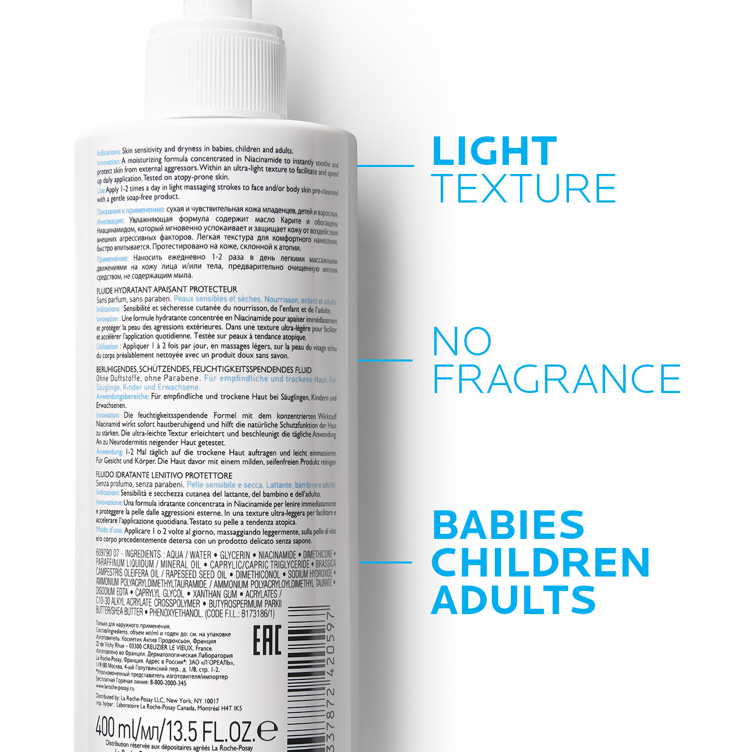 ROCHE POSAY Lipikar Fluid 400 ml