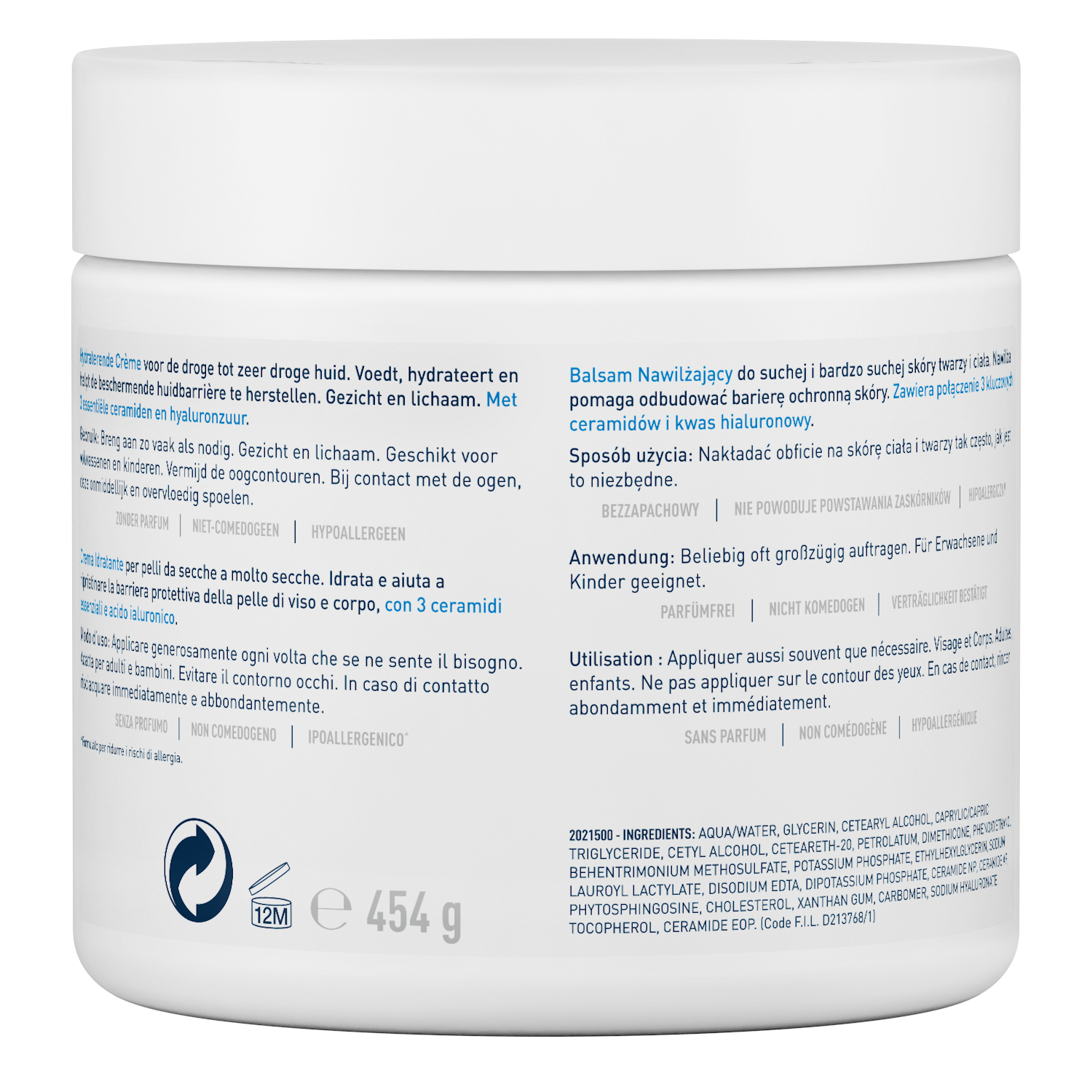 CERAVE Feuchtigkeitscreme Ds 454 g
