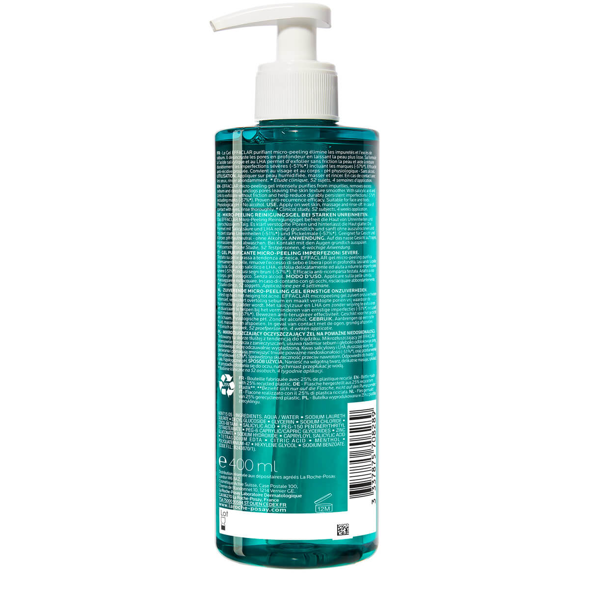 ROCHE POSAY Effaclar Micro-Peeling Cleanser 400 ml