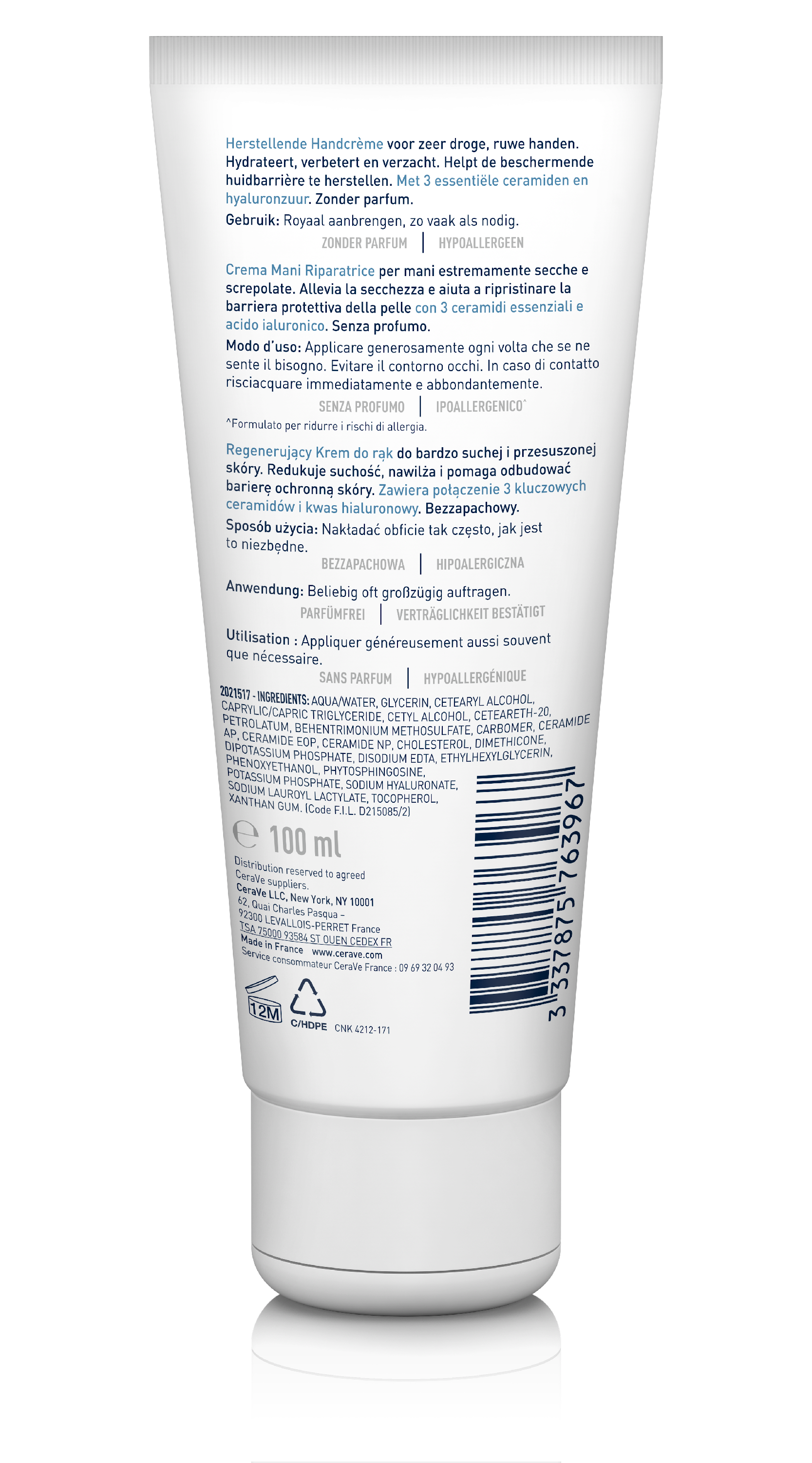 CERAVE Regenerierende Handcreme Tb 100 ml