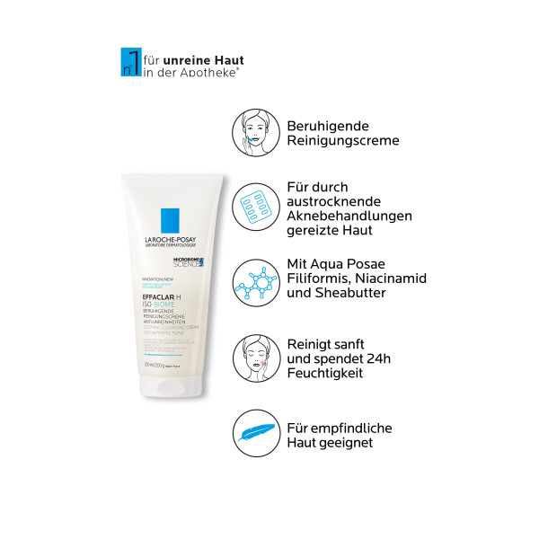 ROCHE POSAY Effaclar H Isobiome Waschcreme 200 ml