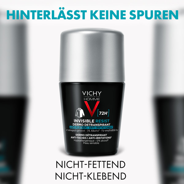 VICHY Homme Deo 72H Invisible Roll-on 50 ml