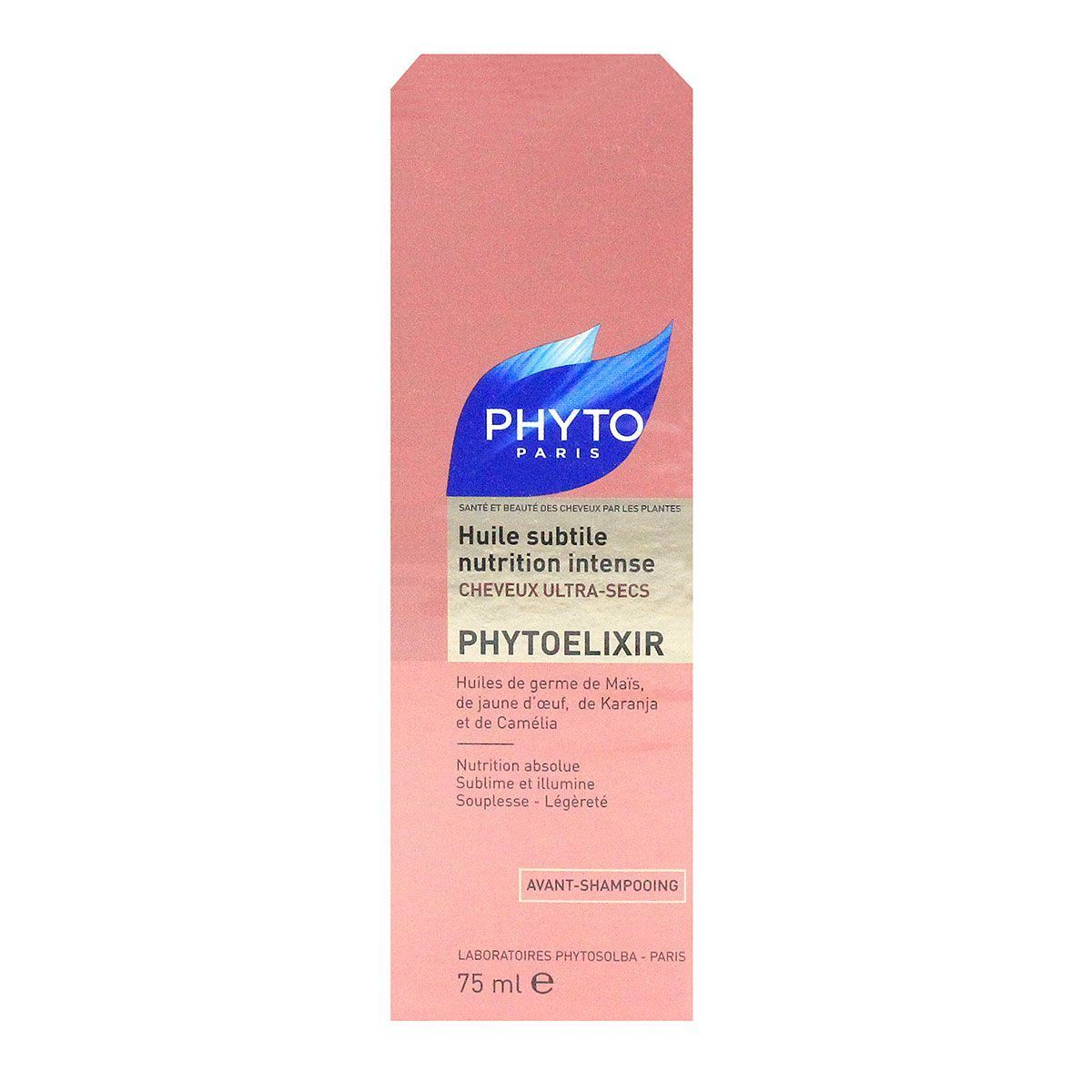 PHYTO Phytoelixir Huile subtile nutrition intense (avant-shampooing) cheveux ultra-secs 75 ml