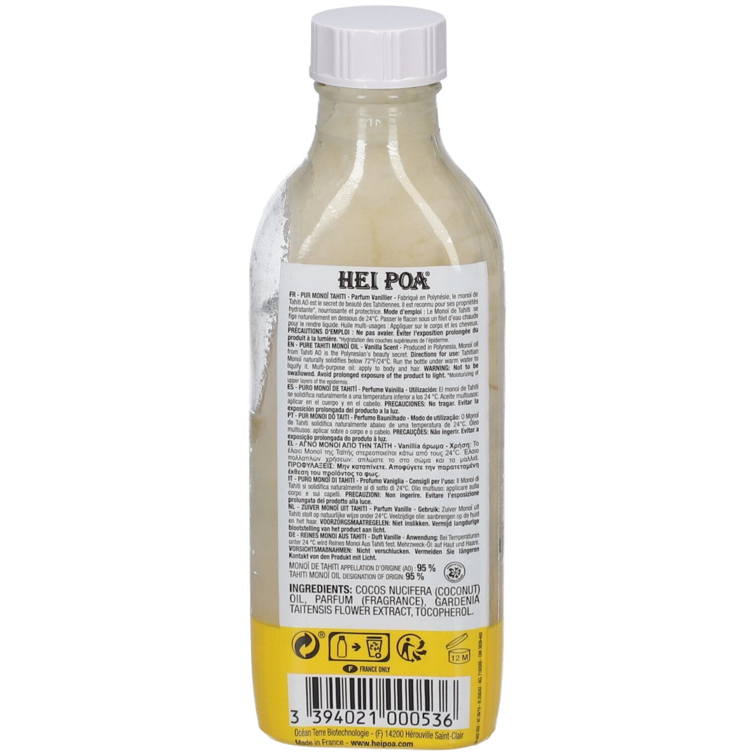 HEI POA soin traditionnel vanille 100 ml