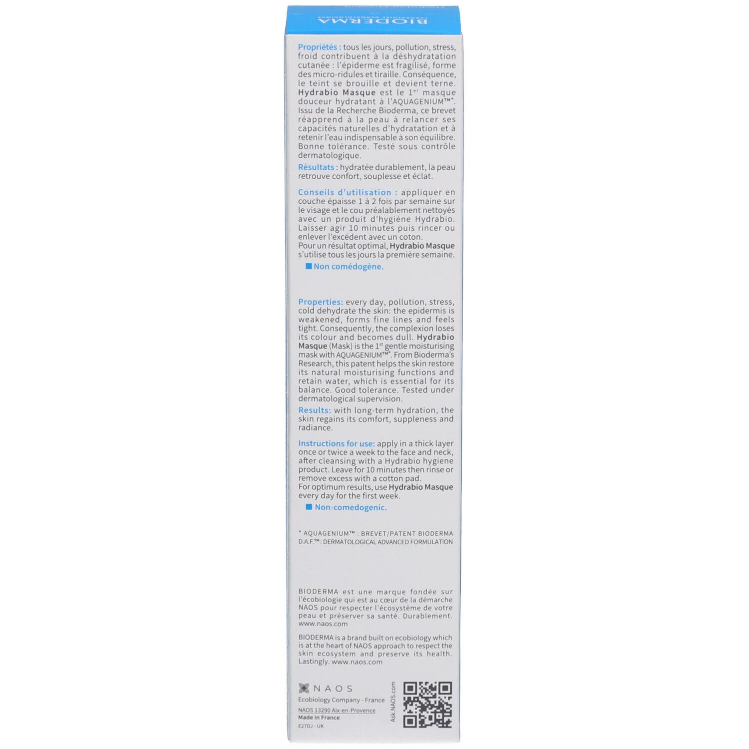 BIODERMA Hydrabio Masque Tb 75 ml