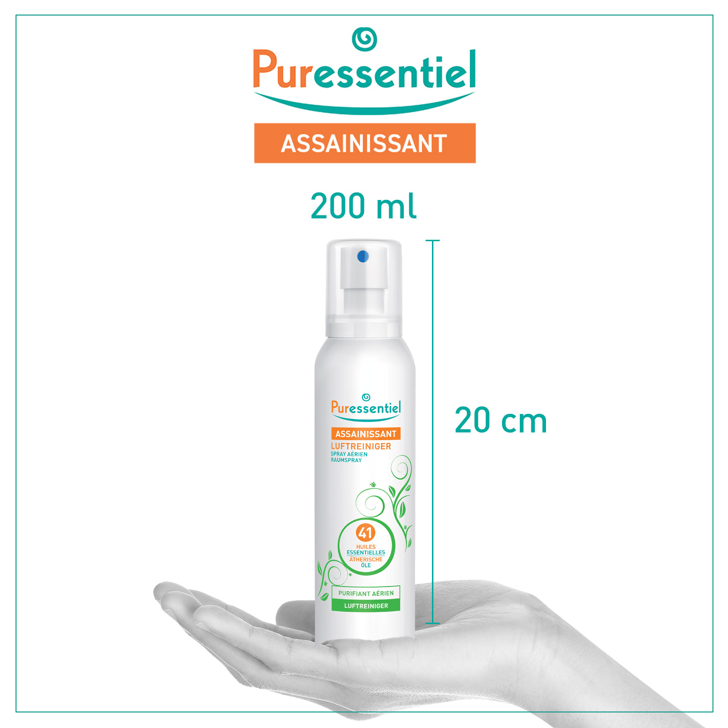 PURESSENTIEL Reinigender Luftspr 41 äth Öle 200 ml