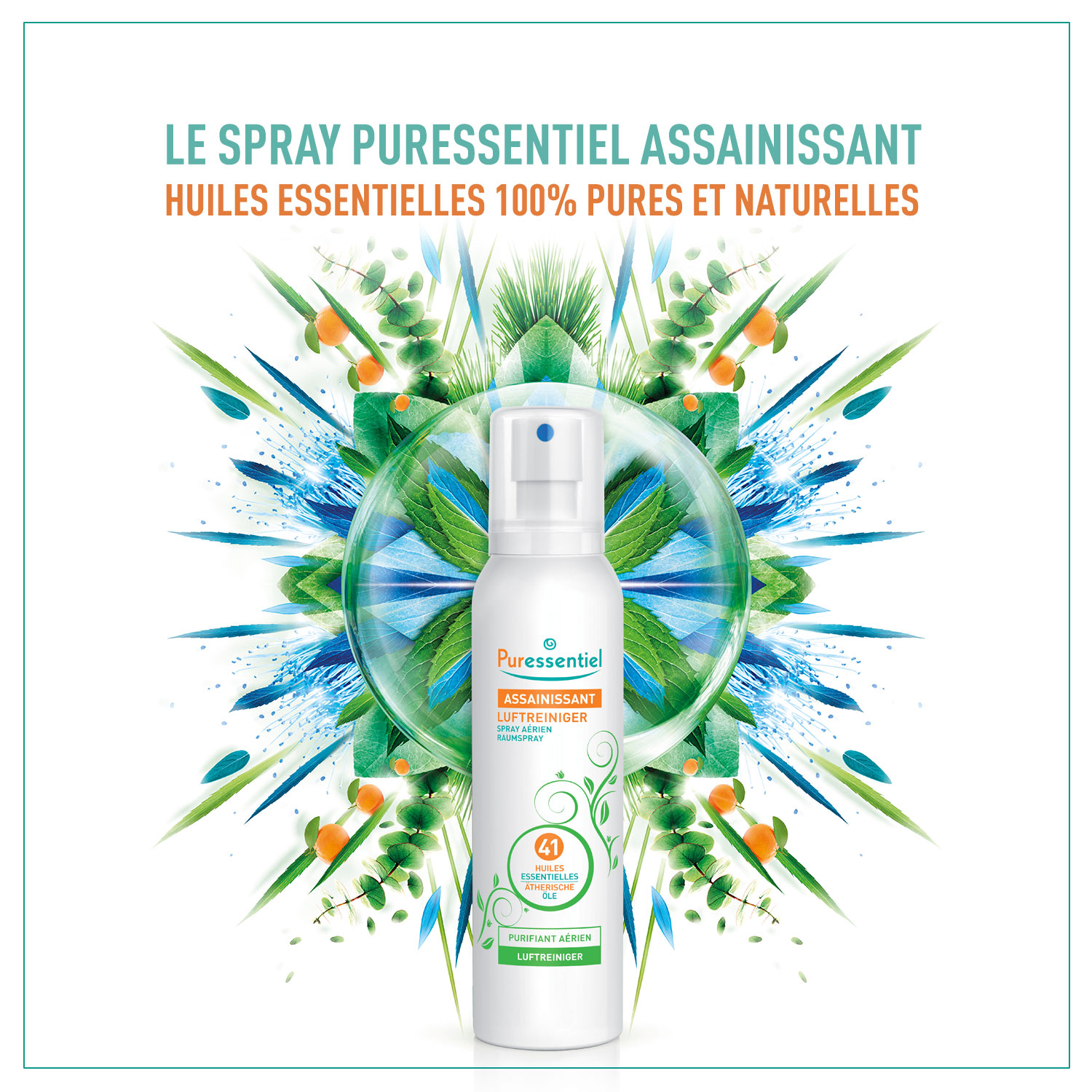 PURESSENTIEL Reinigender Luftspr 41 äth Öle 200 ml