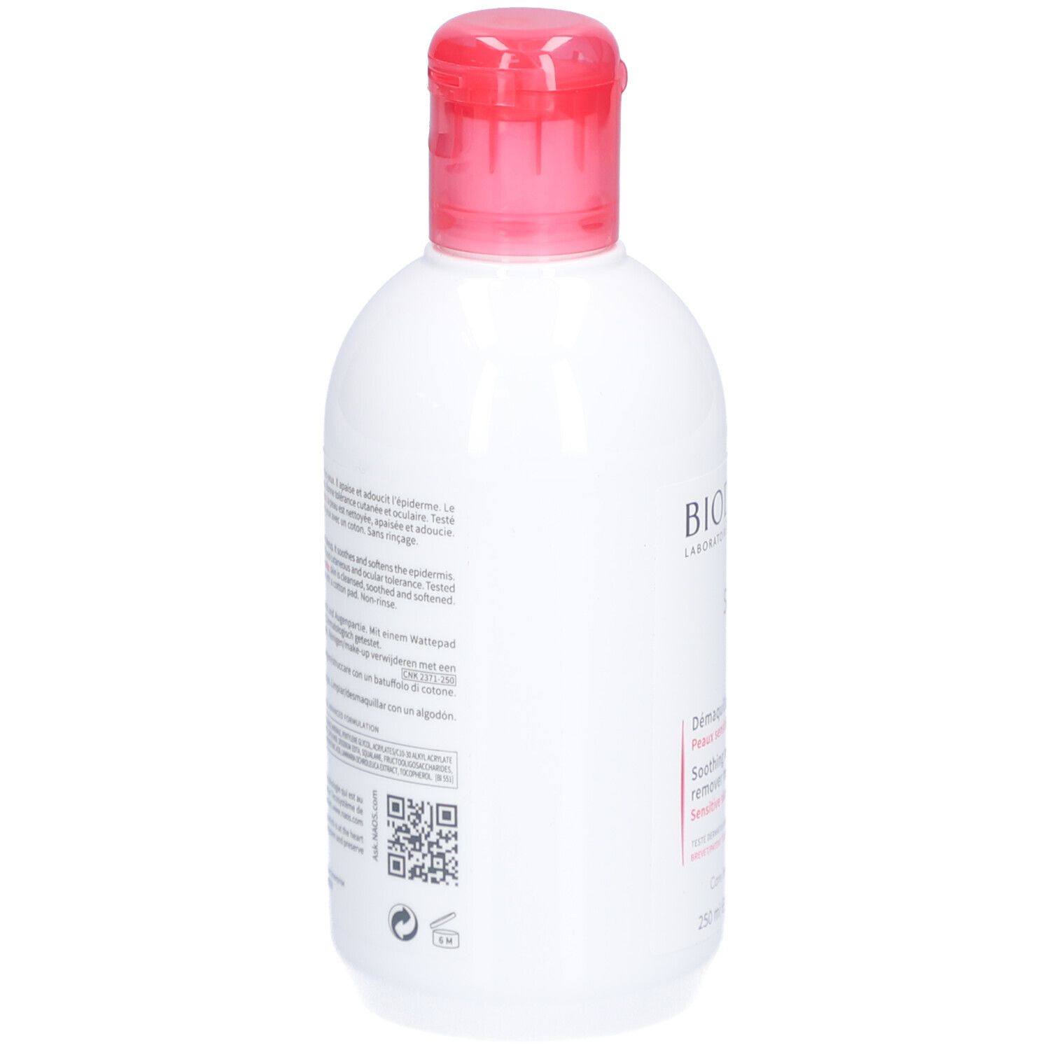 BIODERMA Sensibio Lait Démaquillant Peau sè 250 ml