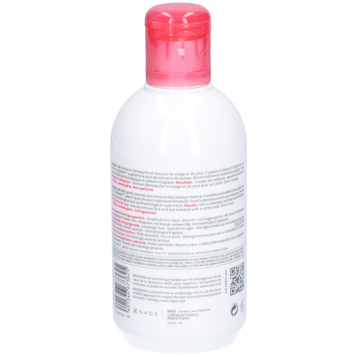 BIODERMA Sensibio Lait Démaquillant Peau sè 250 ml
