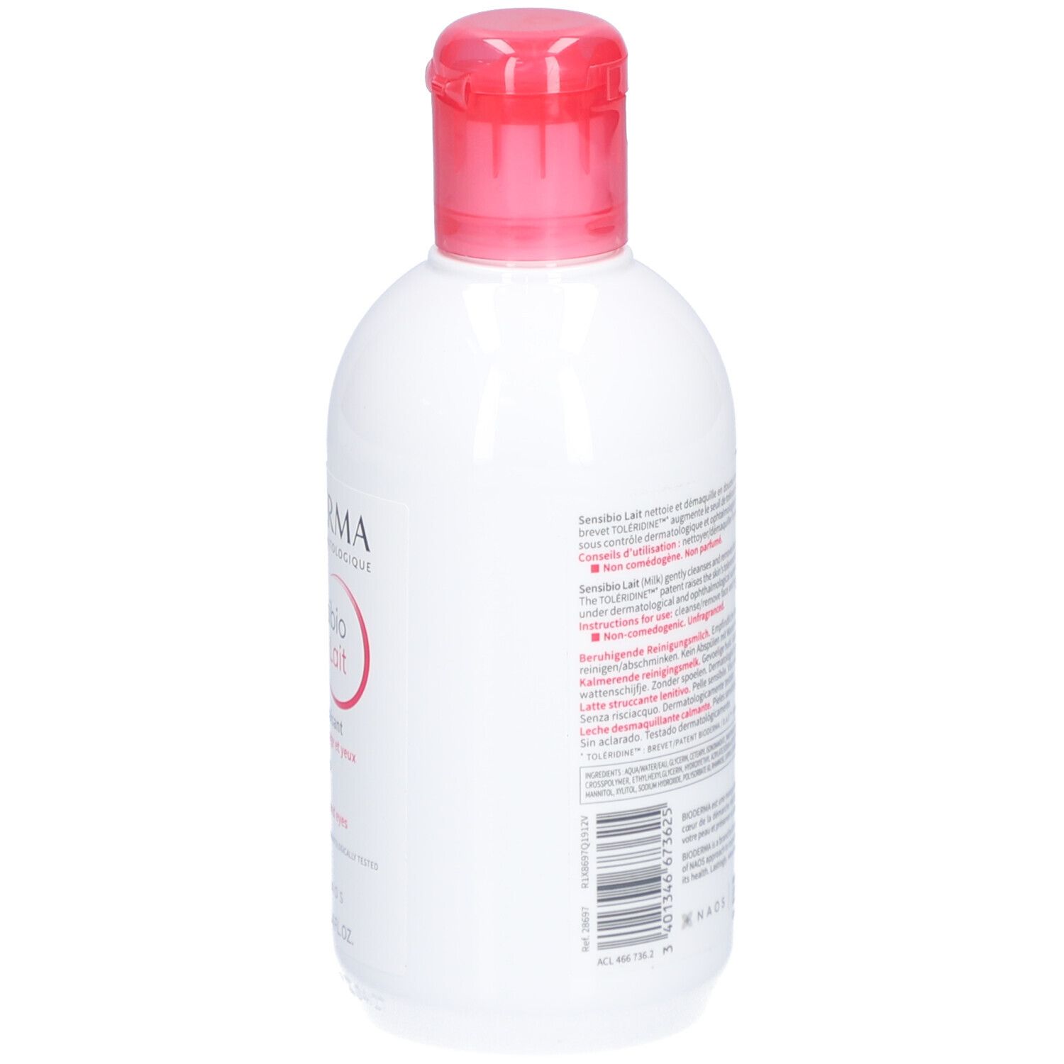 BIODERMA Sensibio Lait Démaquillant Peau sè 250 ml