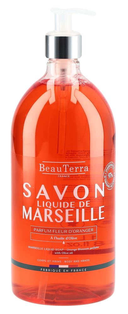 BEAUTERRA Flüssigseife Marseille Orangenbl 1000 ml