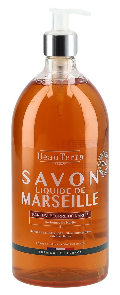 BEAUTERRA Flüssigseife Marseille Sheabutt 1000 ml