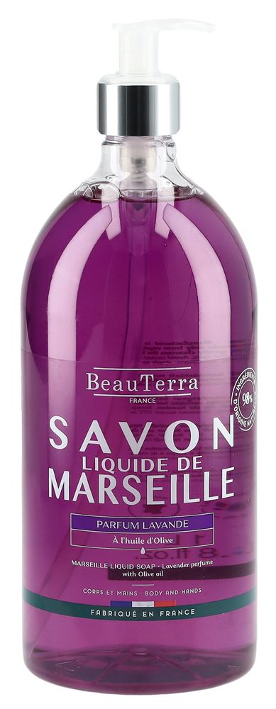 BEAUTERRA Flüssigseife Marseille Lavendel 1000 ml