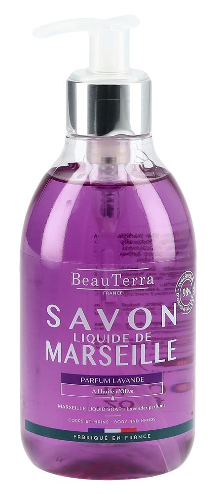 BEAUTERRA Flüssigseife Marseille Lavendel 300 ml