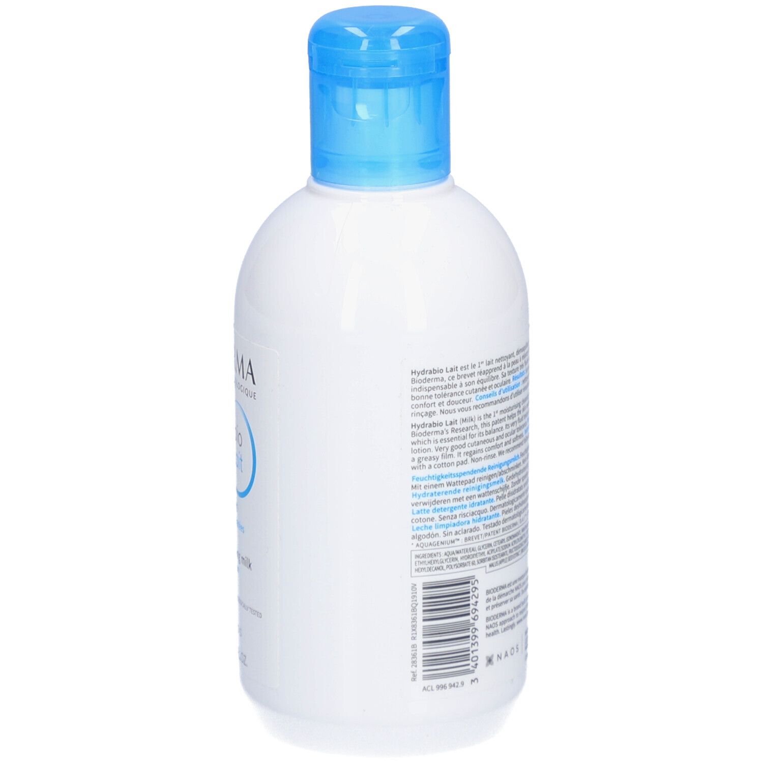 BIODERMA Hydrabio Lait Nettoyant hydratant 250 ml
