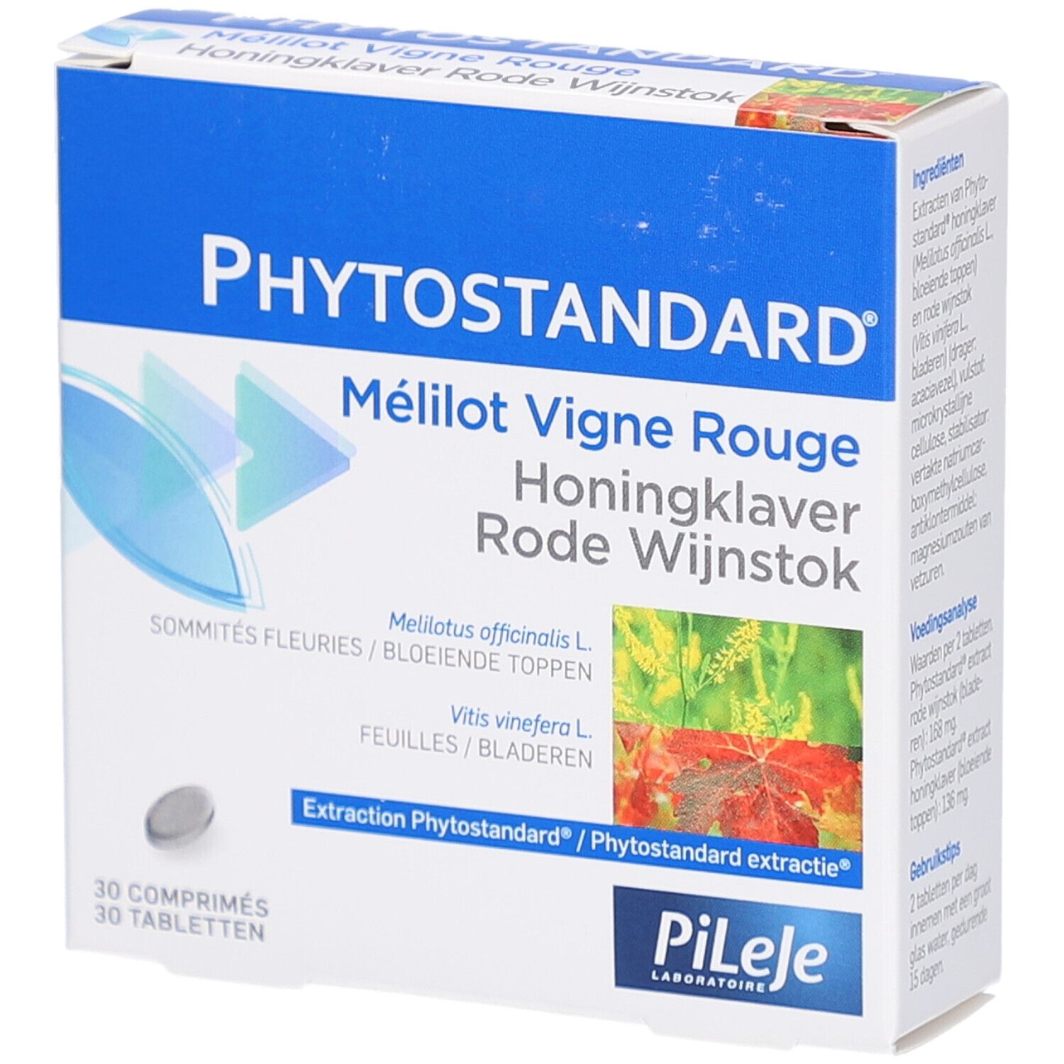 PHYTOSTANDARD Steinklee-Rote Weinr Tabl (#) 30 Stk