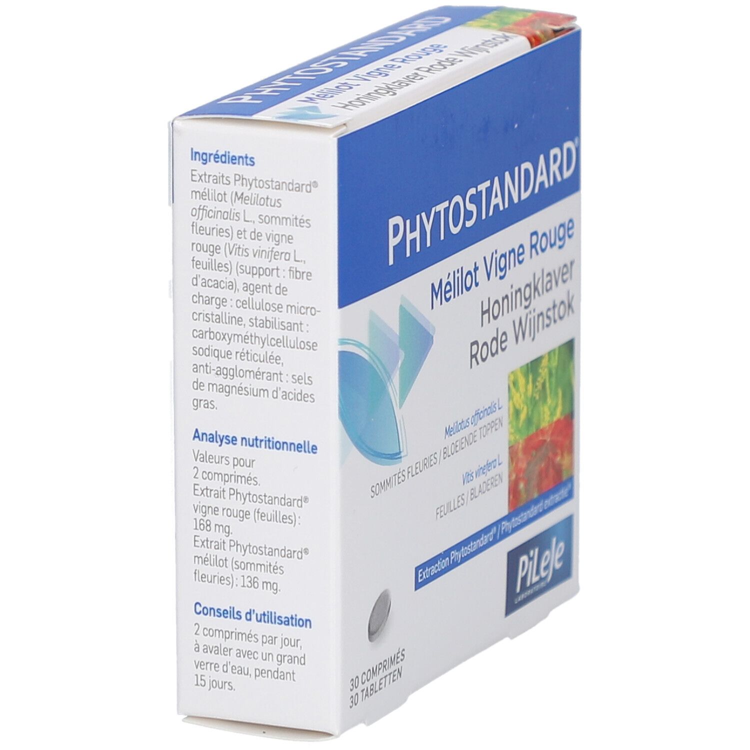 PHYTOSTANDARD Steinklee-Rote Weinr Tabl (#) 30 Stk