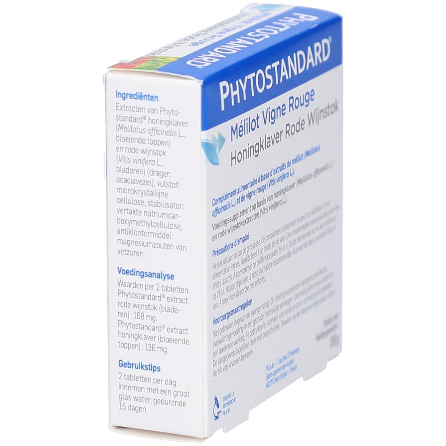 PHYTOSTANDARD Steinklee-Rote Weinr Tabl (#) 30 Stk