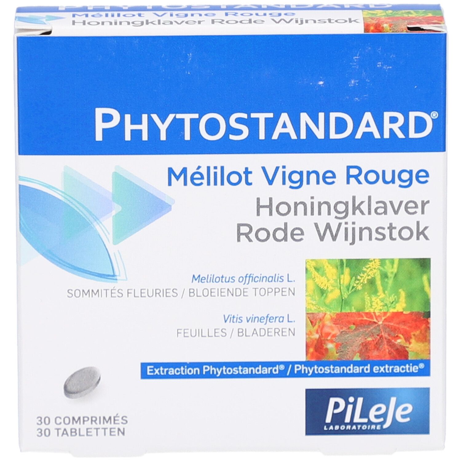 PHYTOSTANDARD Steinklee-Rote Weinr Tabl (#) 30 Stk