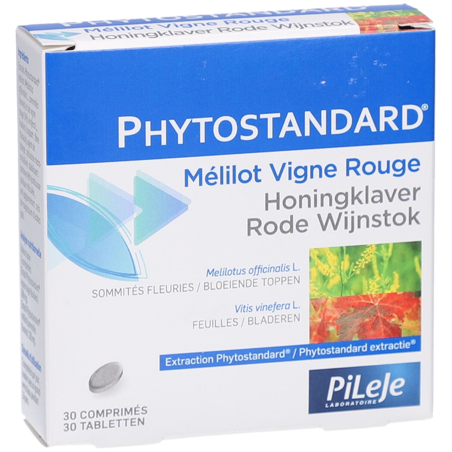 PHYTOSTANDARD Steinklee-Rote Weinr Tabl (#) 30 Stk