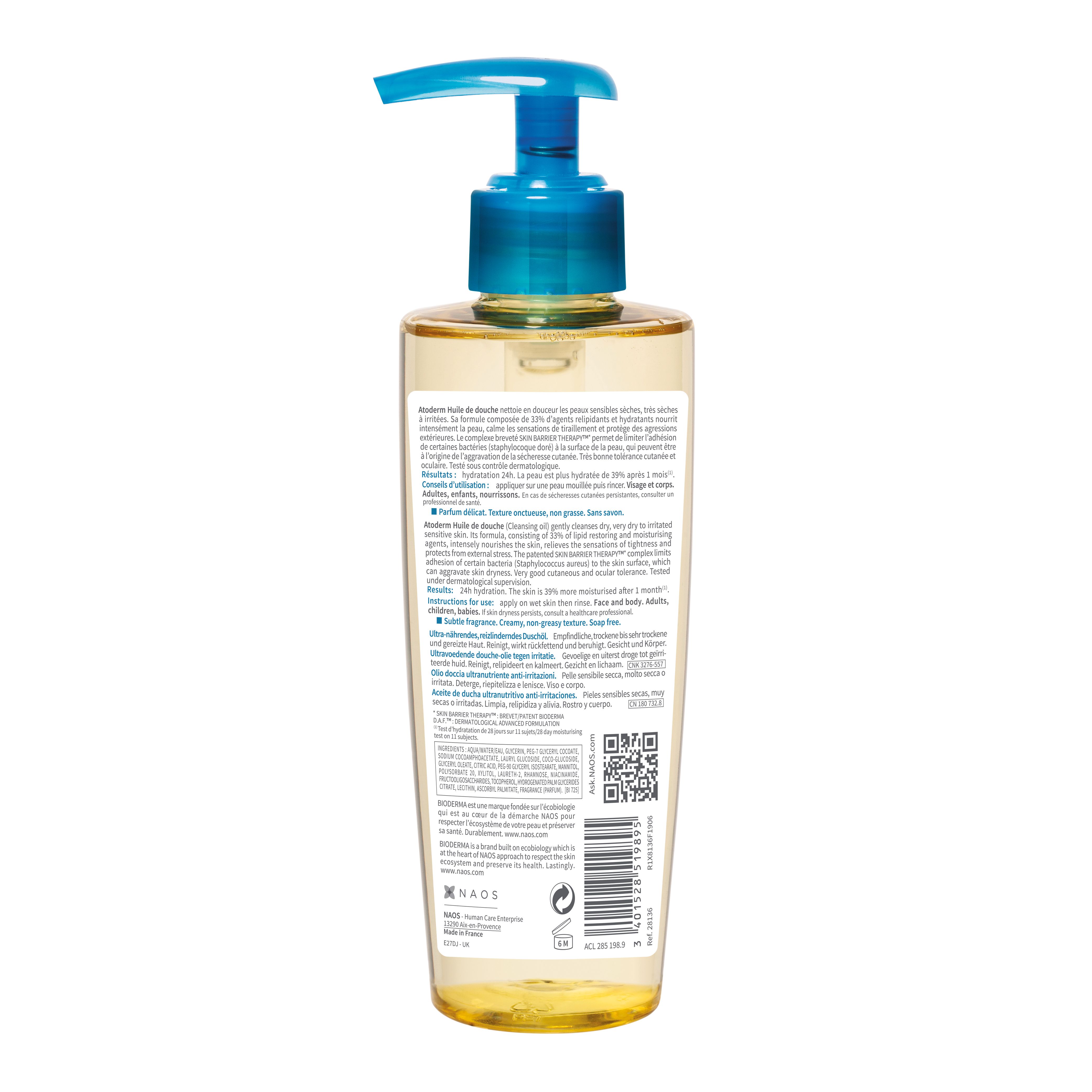 BIODERMA Atoderm huile de douche 200 ml