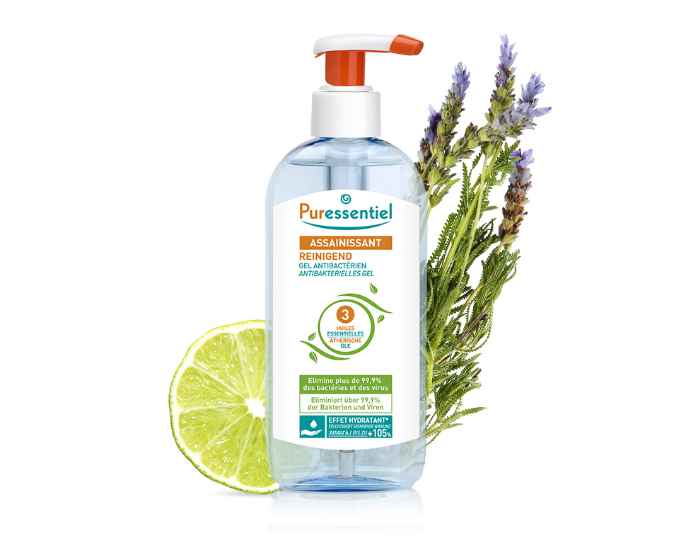 PURESSENTIEL Gel reinigend antibakt Disp 250 ml