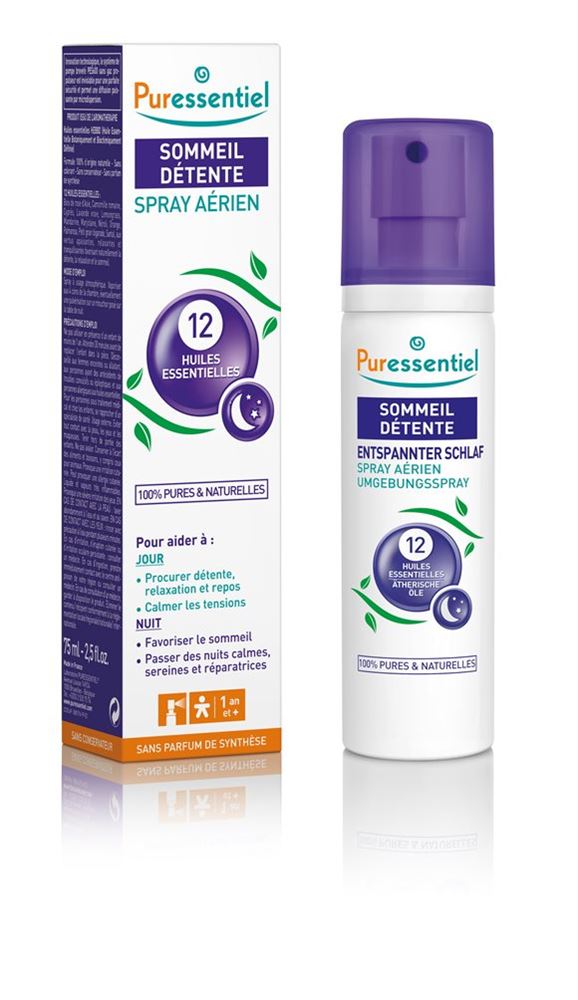 PURESSENTIEL Entspannt Schlaf Umgebungsspr 75 ml