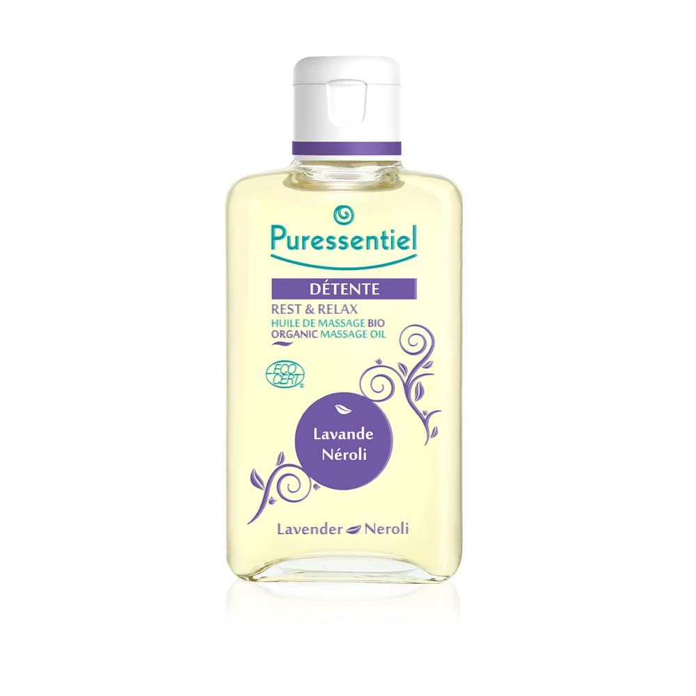 PURESSENTIEL Massageöl entspan Lavend Nero 100 ml