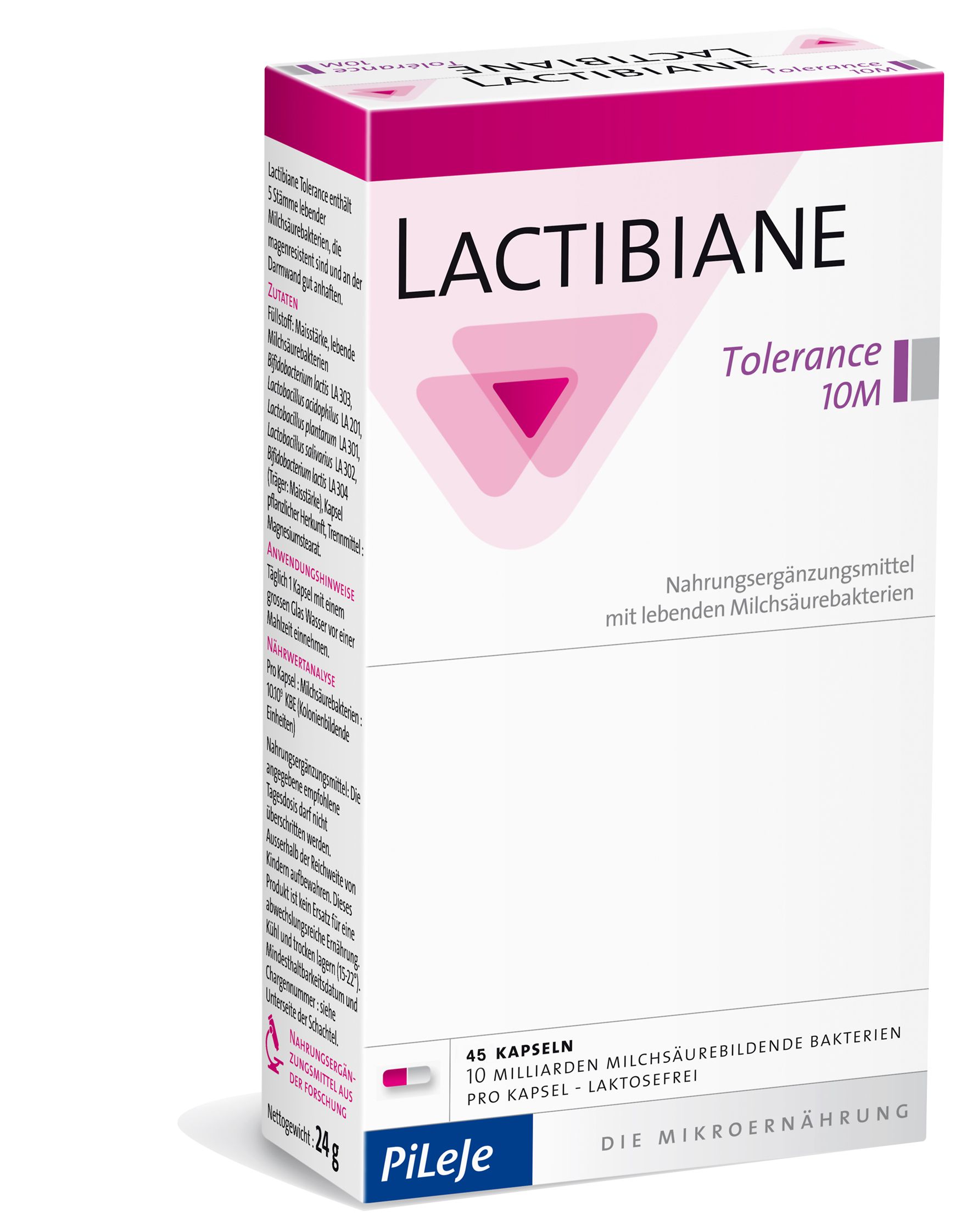 LACTIBIANE Tolerance 10M Kaps 45 Stk