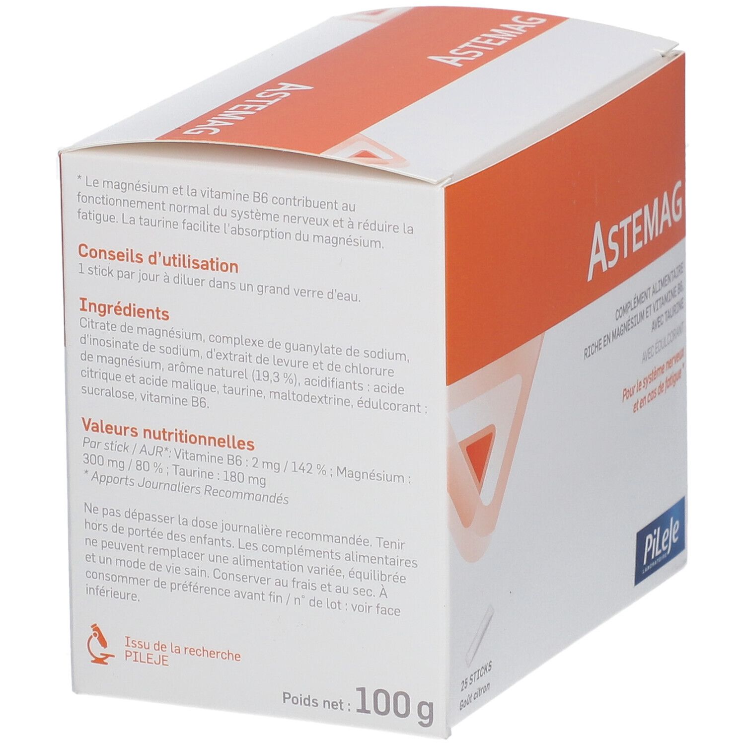 ASTEMAG Plv 25 Stick 4 g