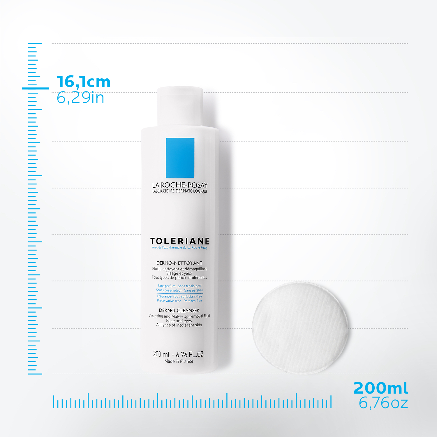 ROCHE POSAY Toleriane dermo nettoyant 200 ml
