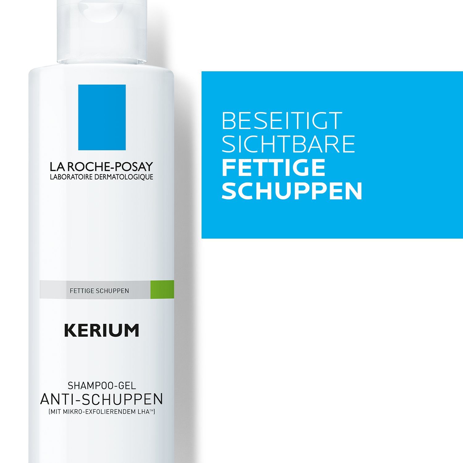 ROCHE POSAY Kerium Antischupp fetti Haar Fl 200 ml