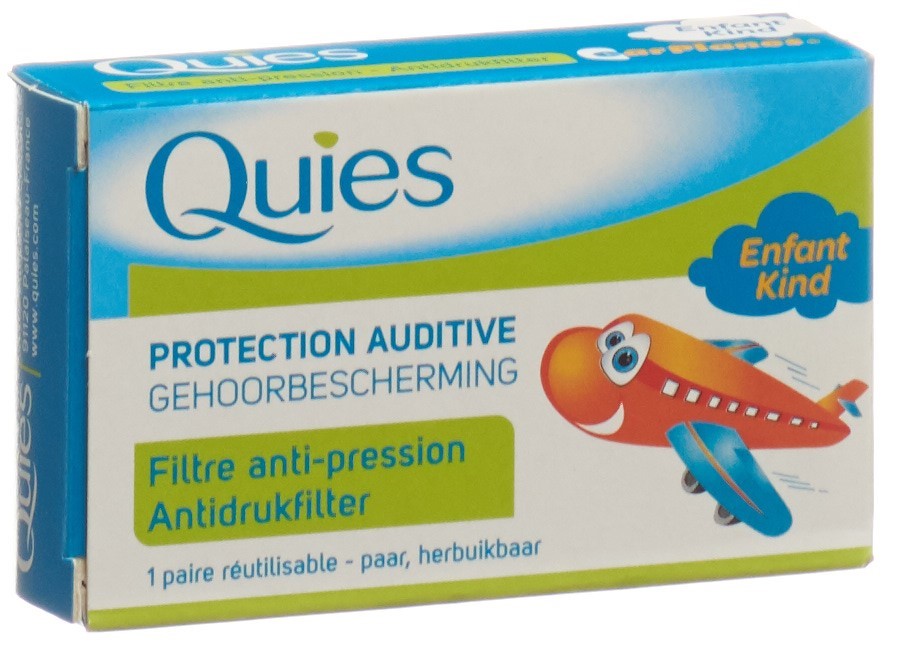 QUIES Earplanes Überdruckgehörschutz Kinder 2 Stk