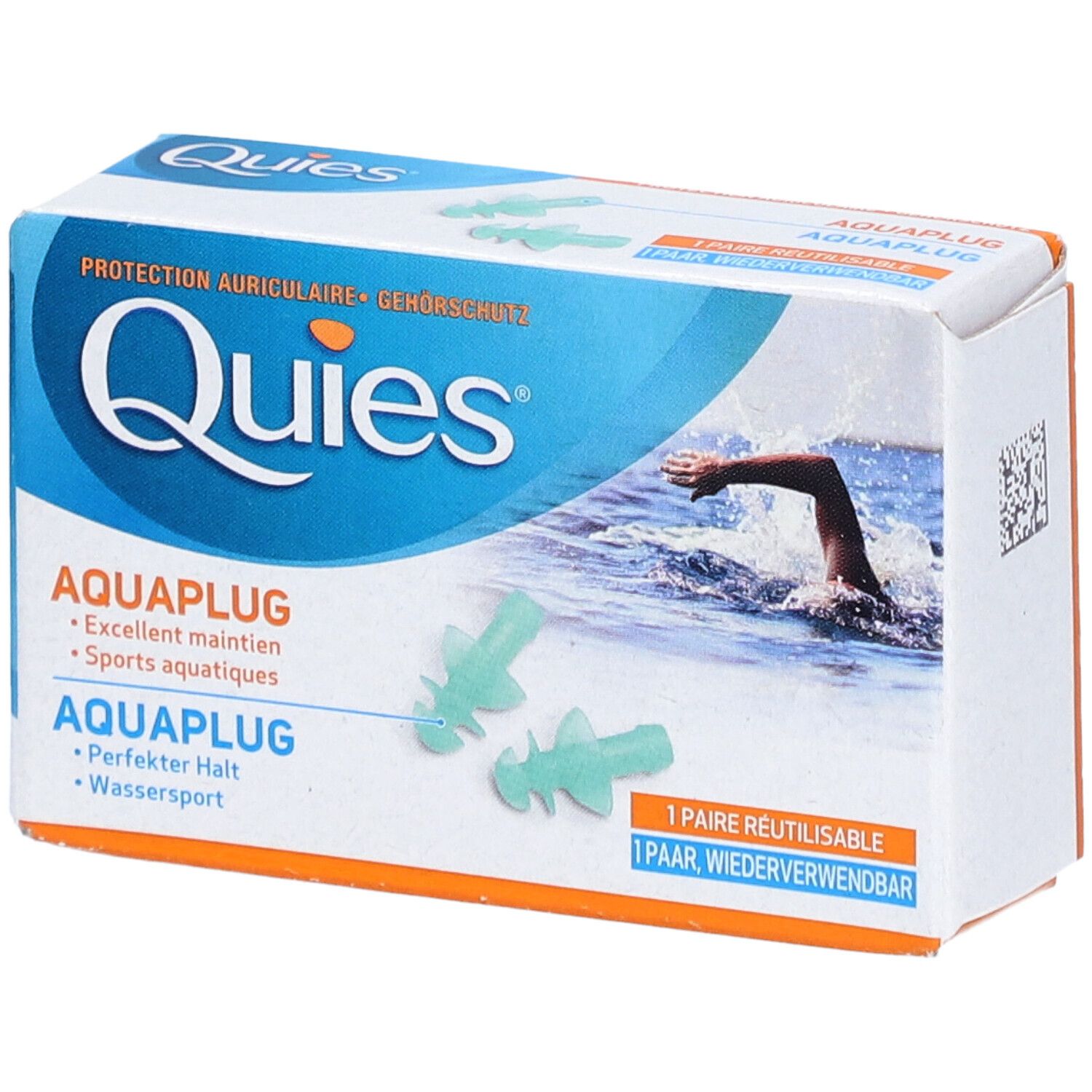 QUIES AQUAPLUG Wassergehörschutz 2 Stk