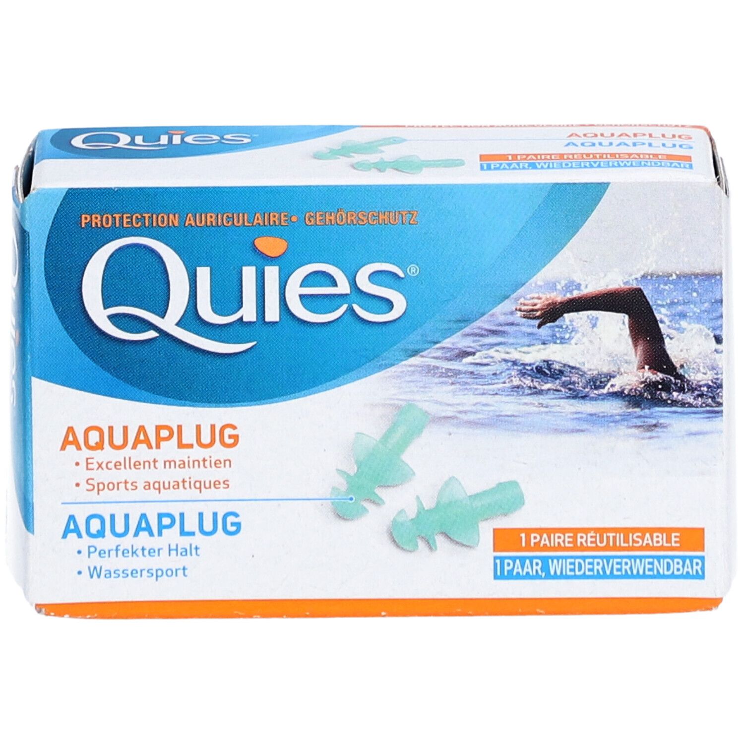 QUIES AQUAPLUG Wassergehörschutz 2 Stk