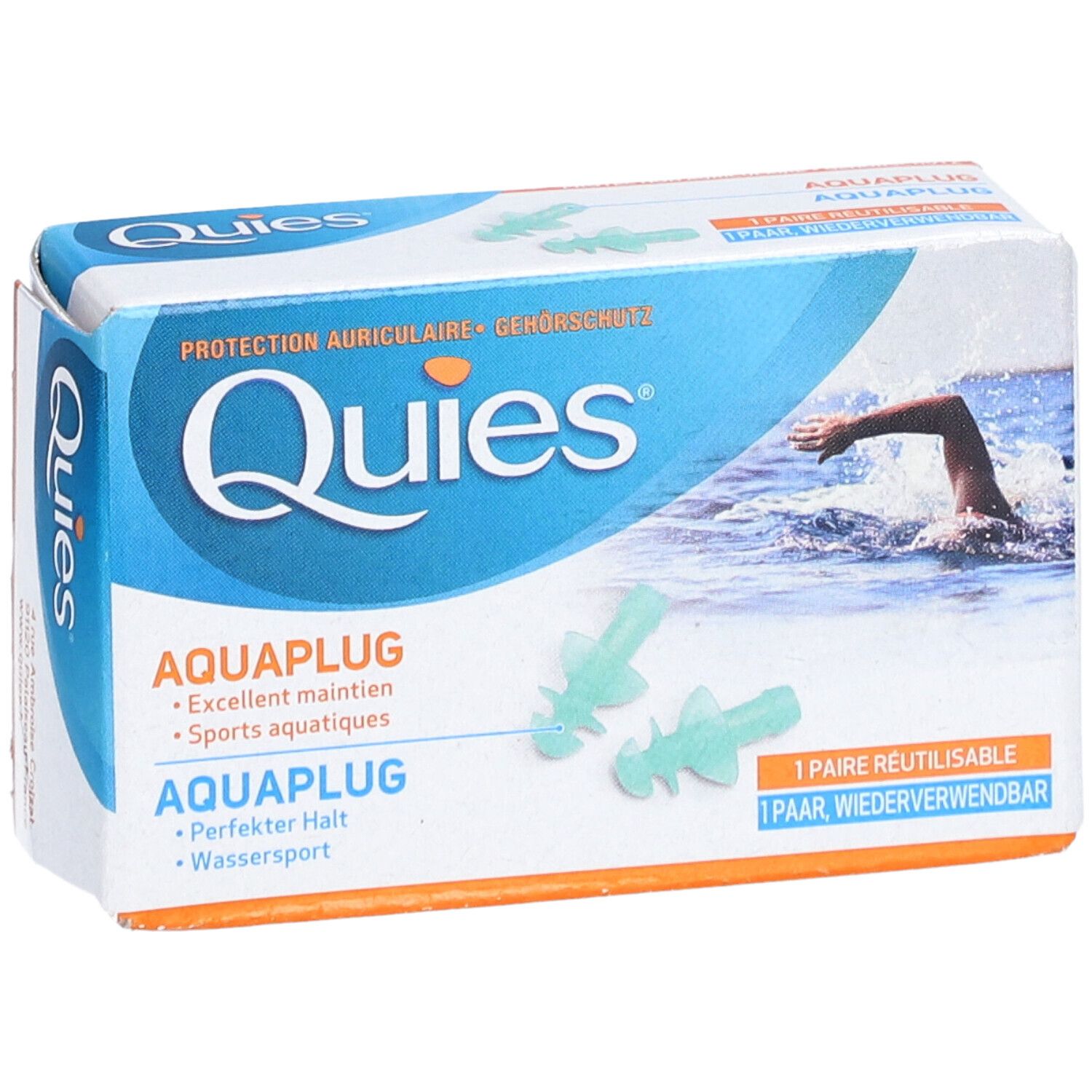 QUIES AQUAPLUG Wassergehörschutz 2 Stk