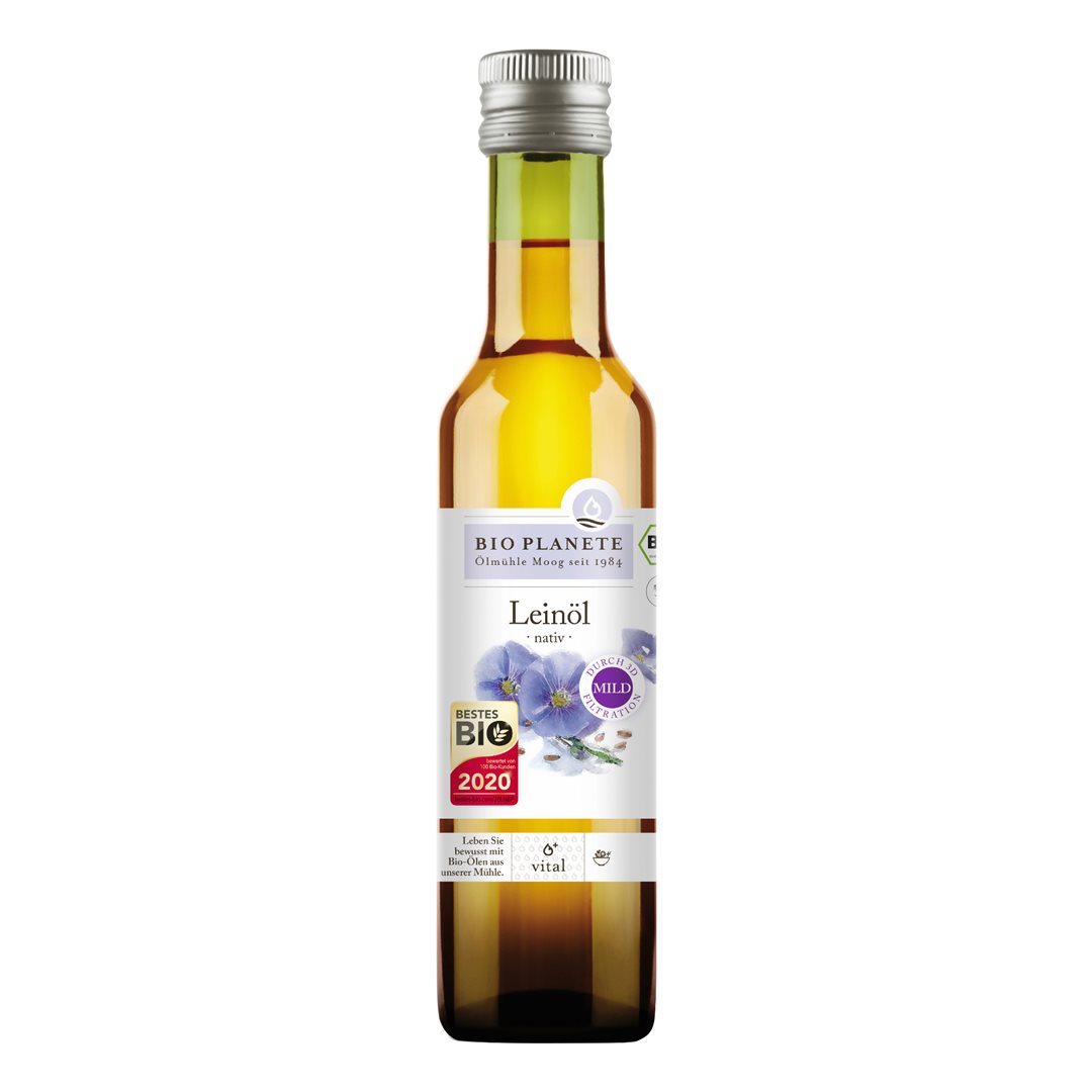 BIO PLANETE Leinöl nativ neu Fl 250 ml