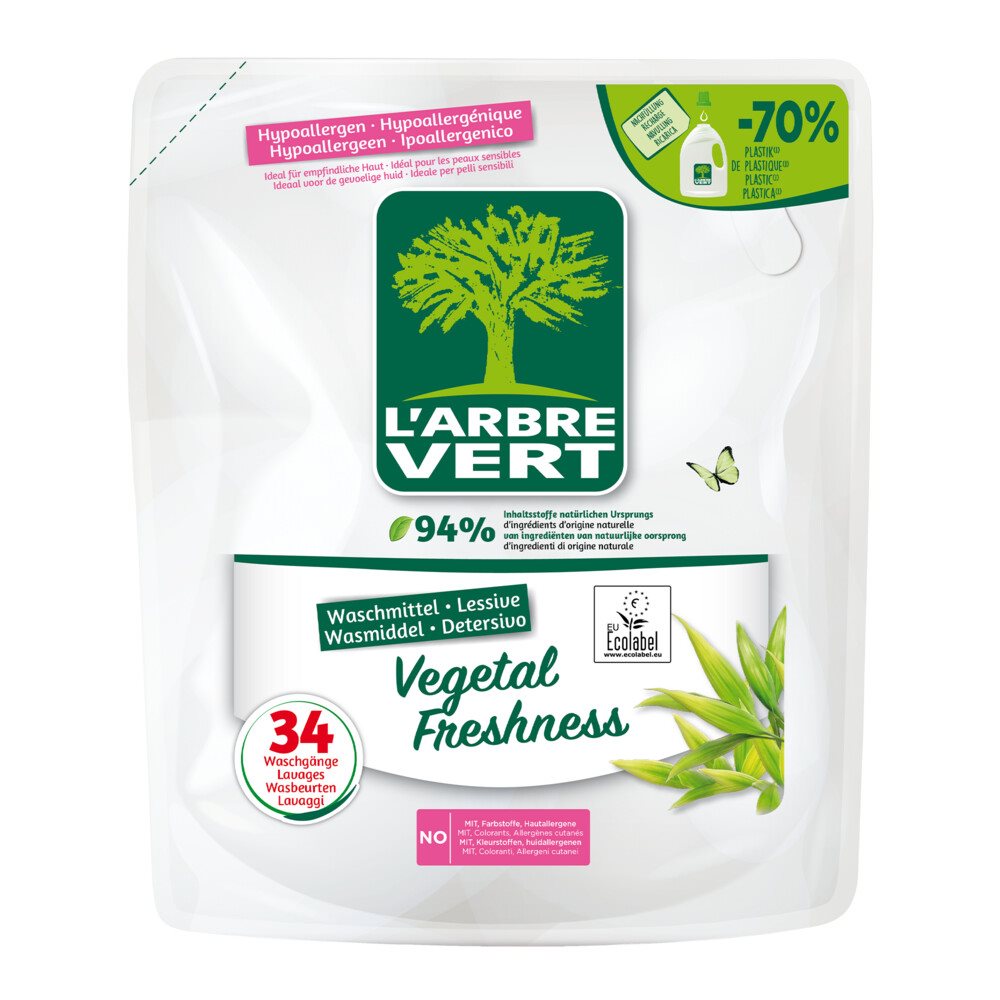 L'ARBRE VERT Ref Flüssigwaschmittel veget 1.53 lt