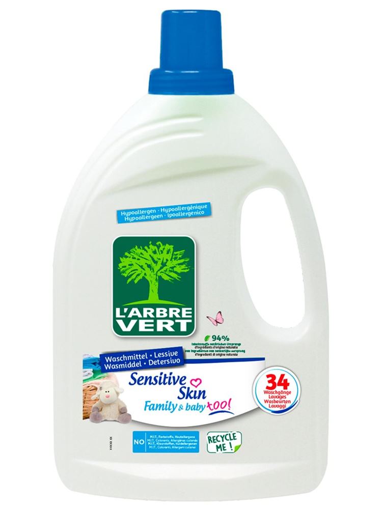 L'ARBRE VERT Öko Flüssigwasch empf Haut 1.53 lt