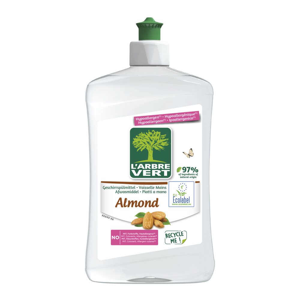 L'ARBRE VERT Öko Geschirrspülm Mandel Fl 500 ml