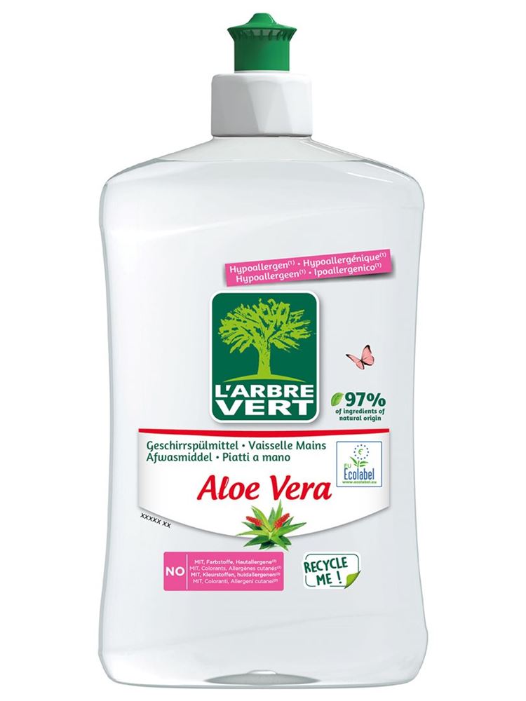L'ARBRE VERT Öko Geschirrspülm Aloe Vera Fl 500 ml