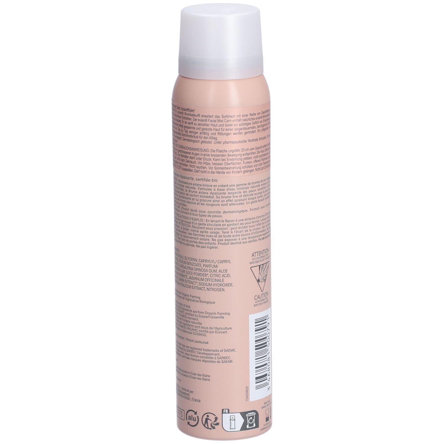 EVIAN facial mist calm Aeros Spr 100 ml